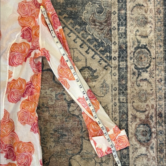 Chic Floral Button-Down Maxi Dress Resort Wear - Picture 8 of 8